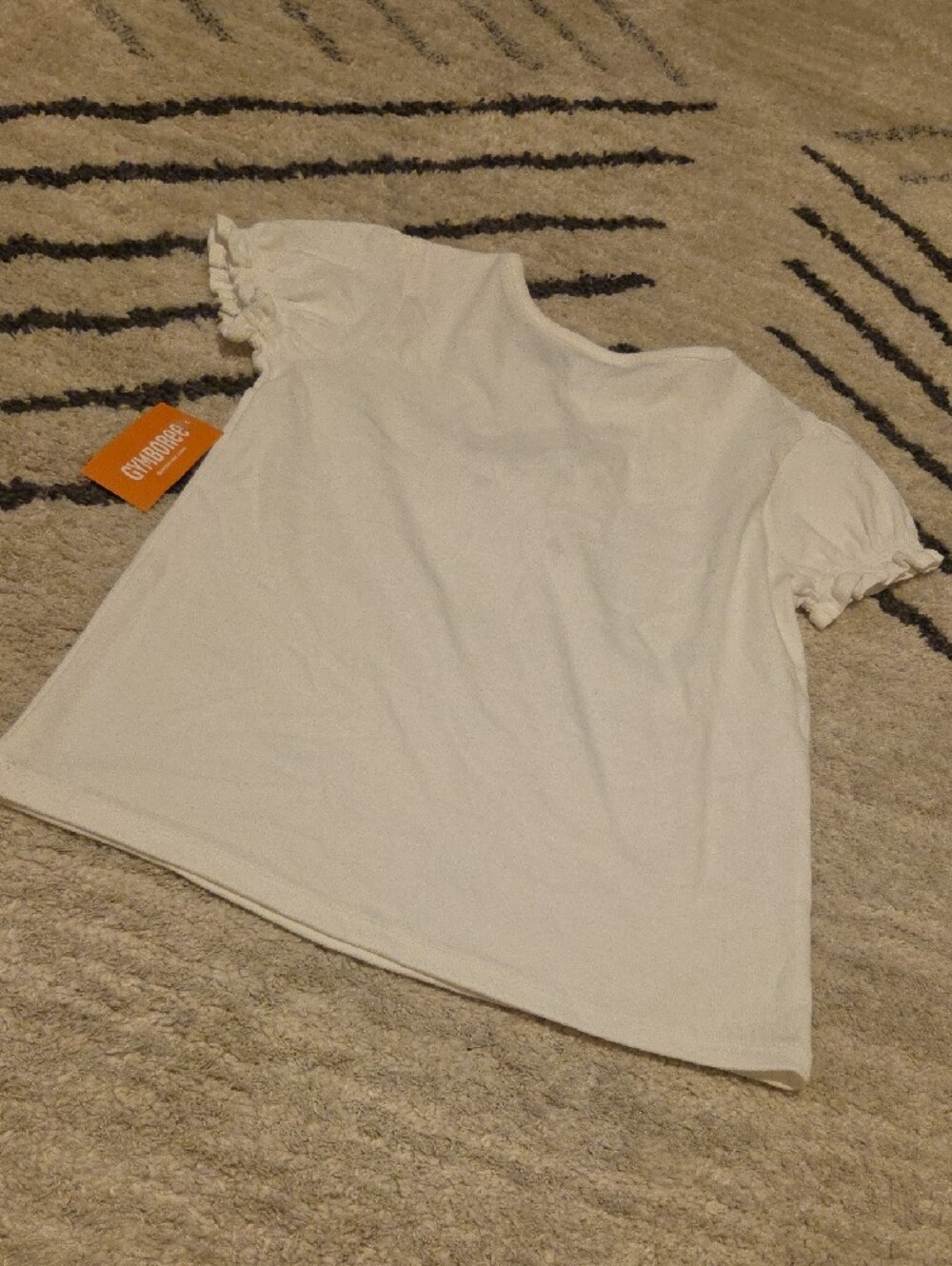 Gymboree Cream Tee with Purple Floral Applique - Picture 8 of 8